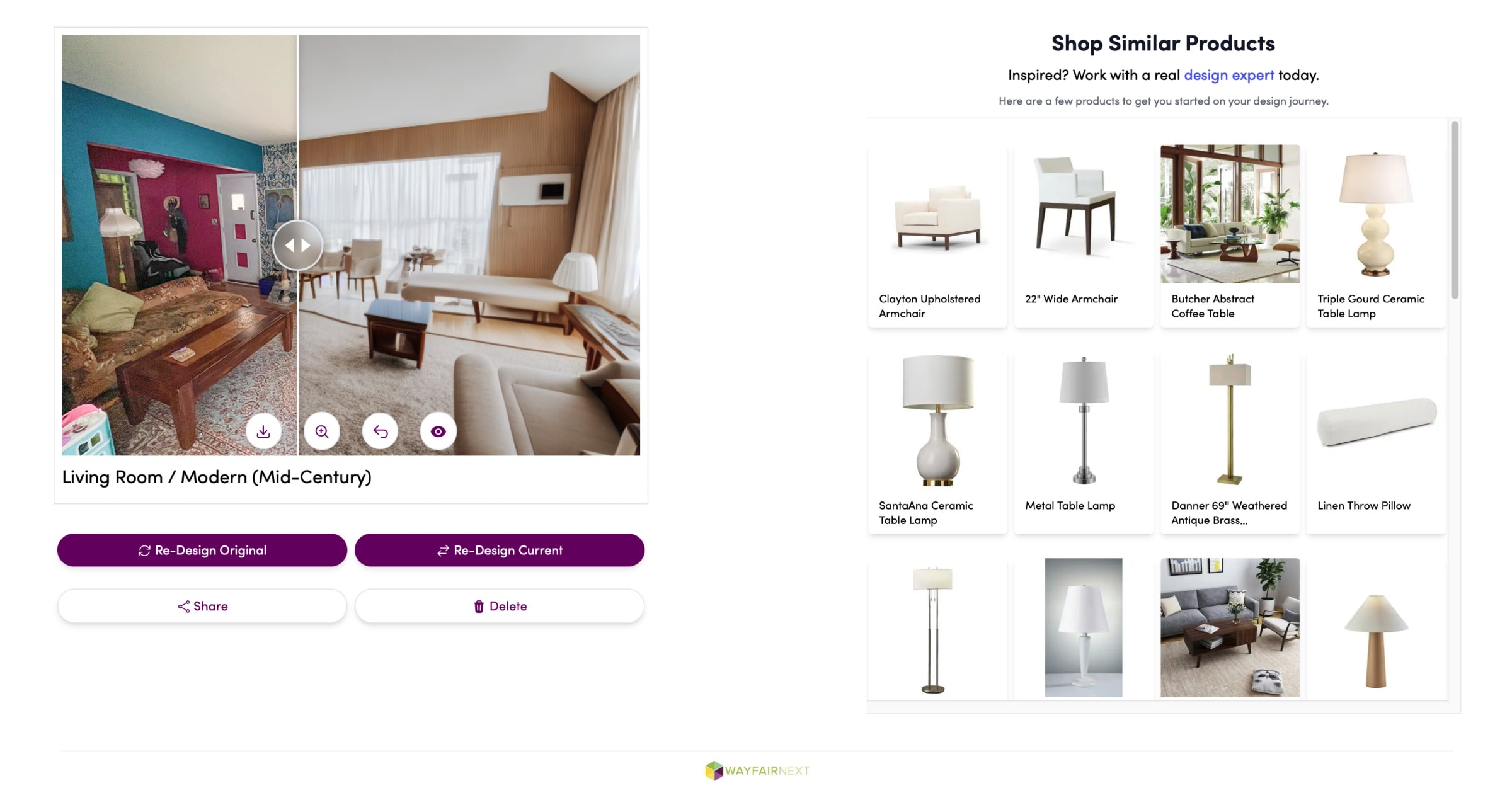 The Virtual Interior Designer Wayfair