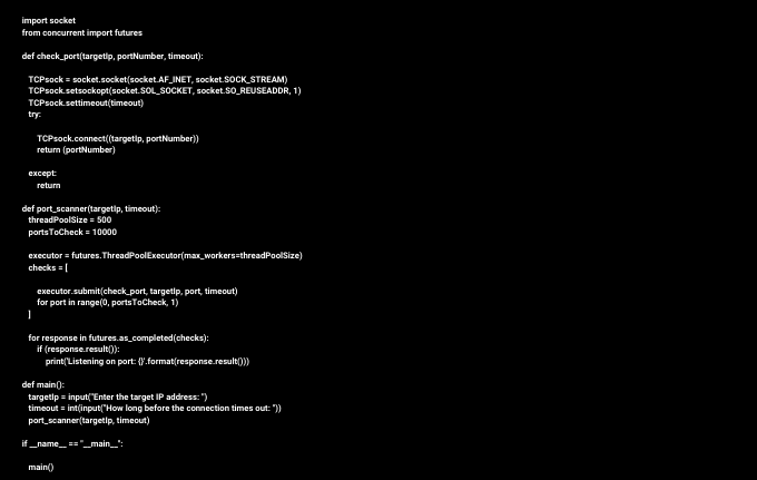 Network Port Scanning